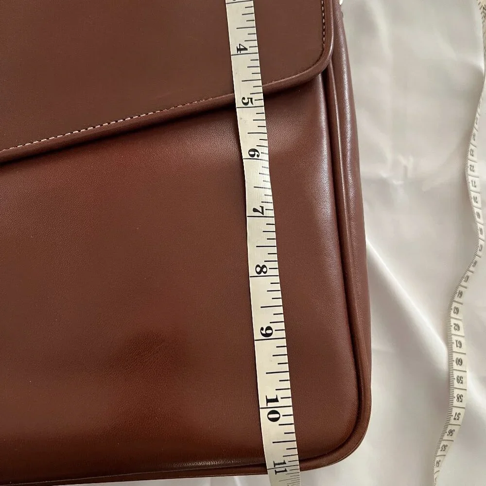 Vintage Coach Tobacco Tan Leather 6457 Brief/Laptop Case NWT